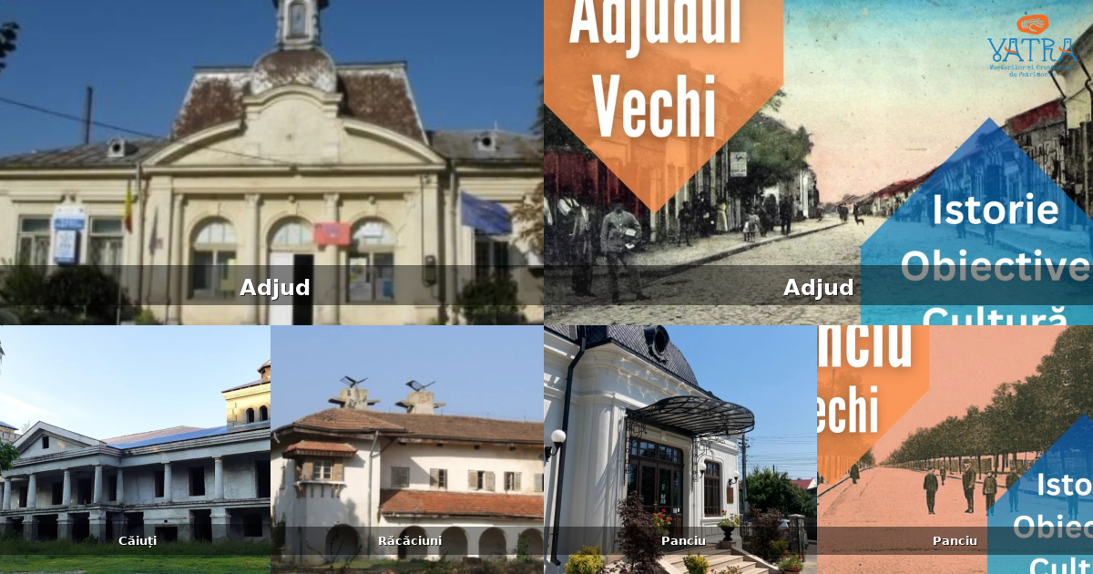 Atracții, monumente și obiective turistice din Adjudu Vechi