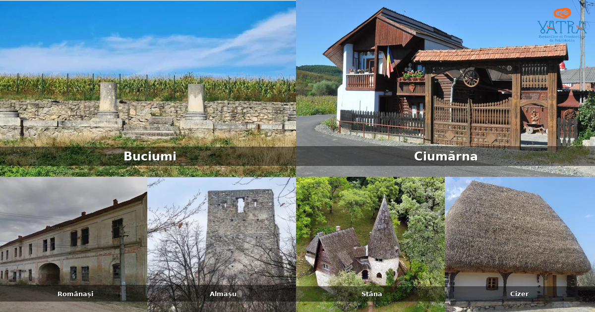Atracții, monumente și obiective turistice din Buciumi