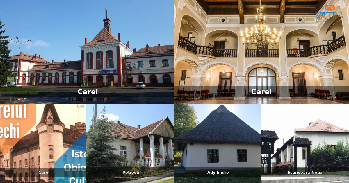 Atracții, monumente și obiective turistice din Carei