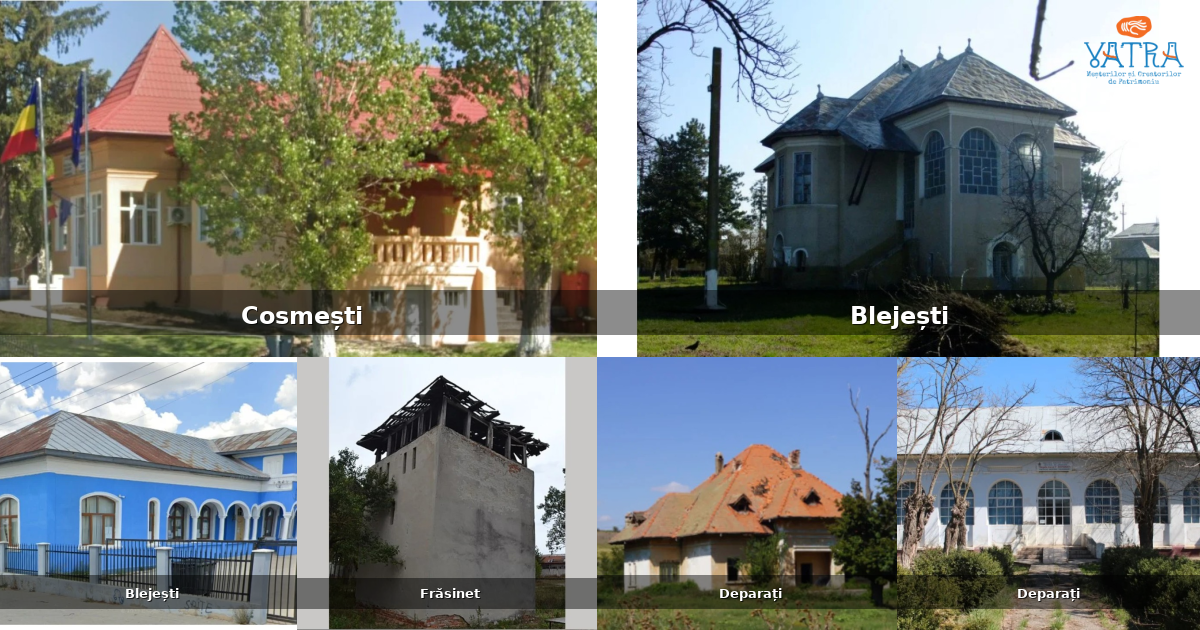 Atracții, monumente și obiective turistice din Cosmești