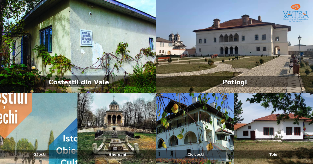 Atracții, monumente și obiective turistice din Costeștii din Vale