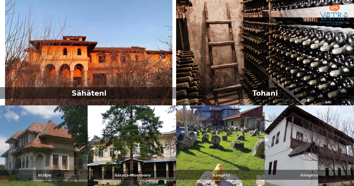 Atracții, monumente și obiective turistice din Săhăteni