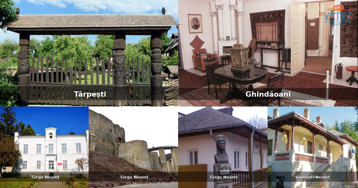 Atracții, monumente și obiective turistice din Târpești