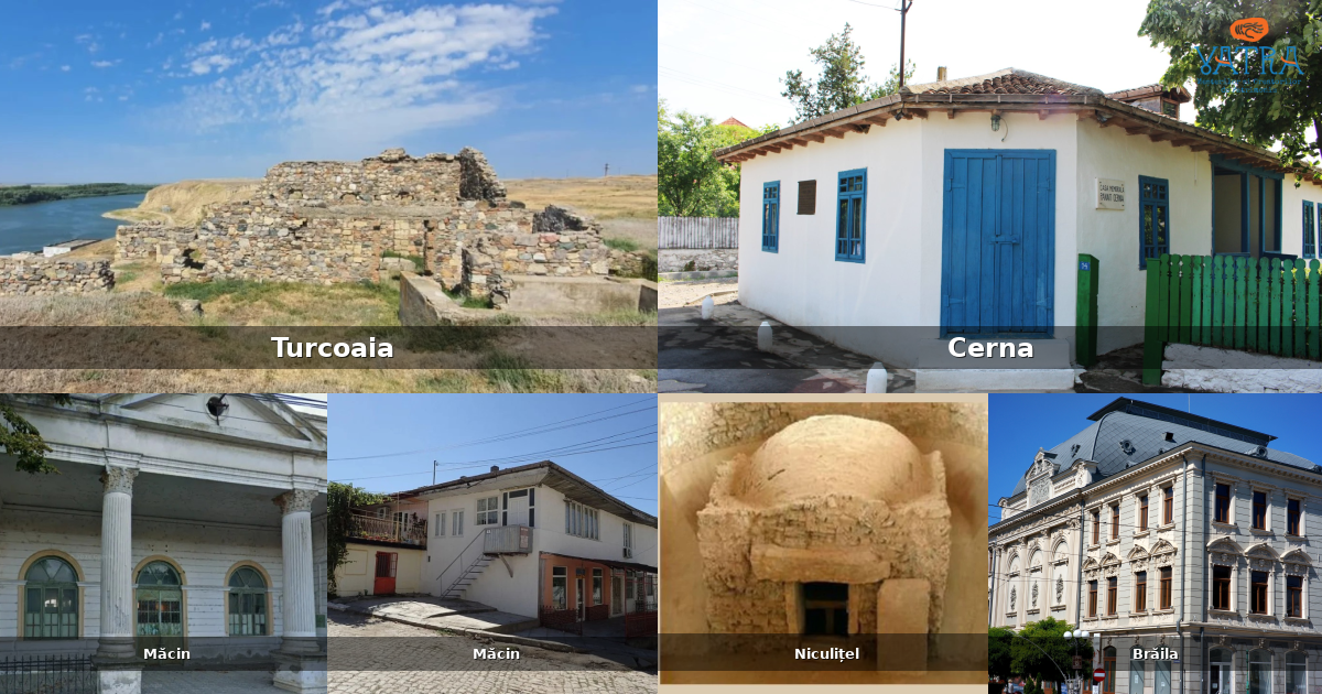 Atracții, monumente și obiective turistice din Turcoaia