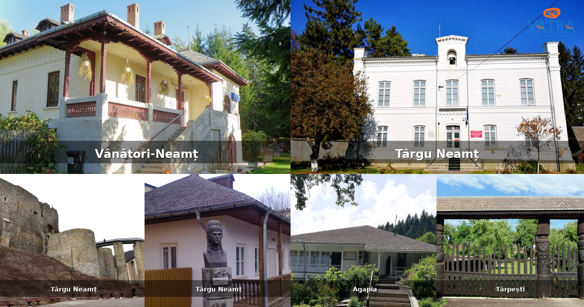 Atracții, monumente și obiective turistice din Vânători-Neamț