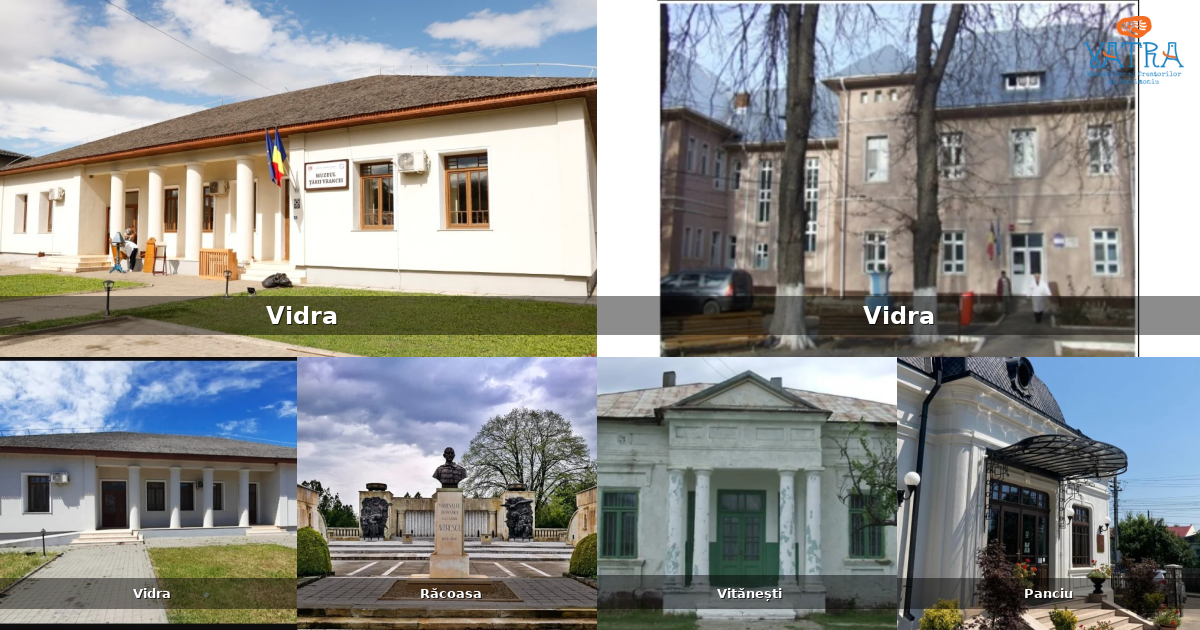 Atracții, monumente și obiective turistice din Vidra