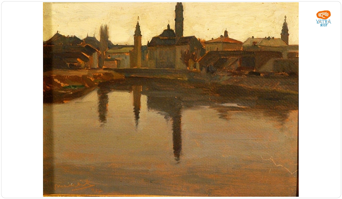 Alfred Macalik — Contrejour (Apus de soare la Oradea)