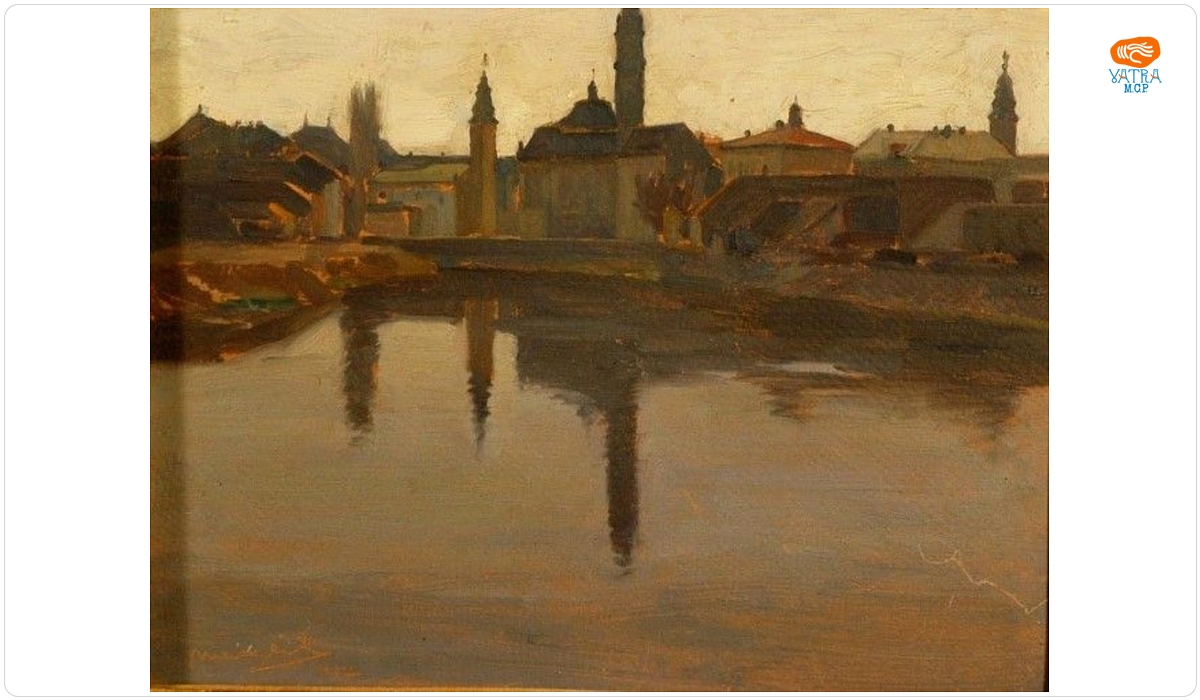 Alfred Macalik — Contrejour (Apus de soare la Oradea)