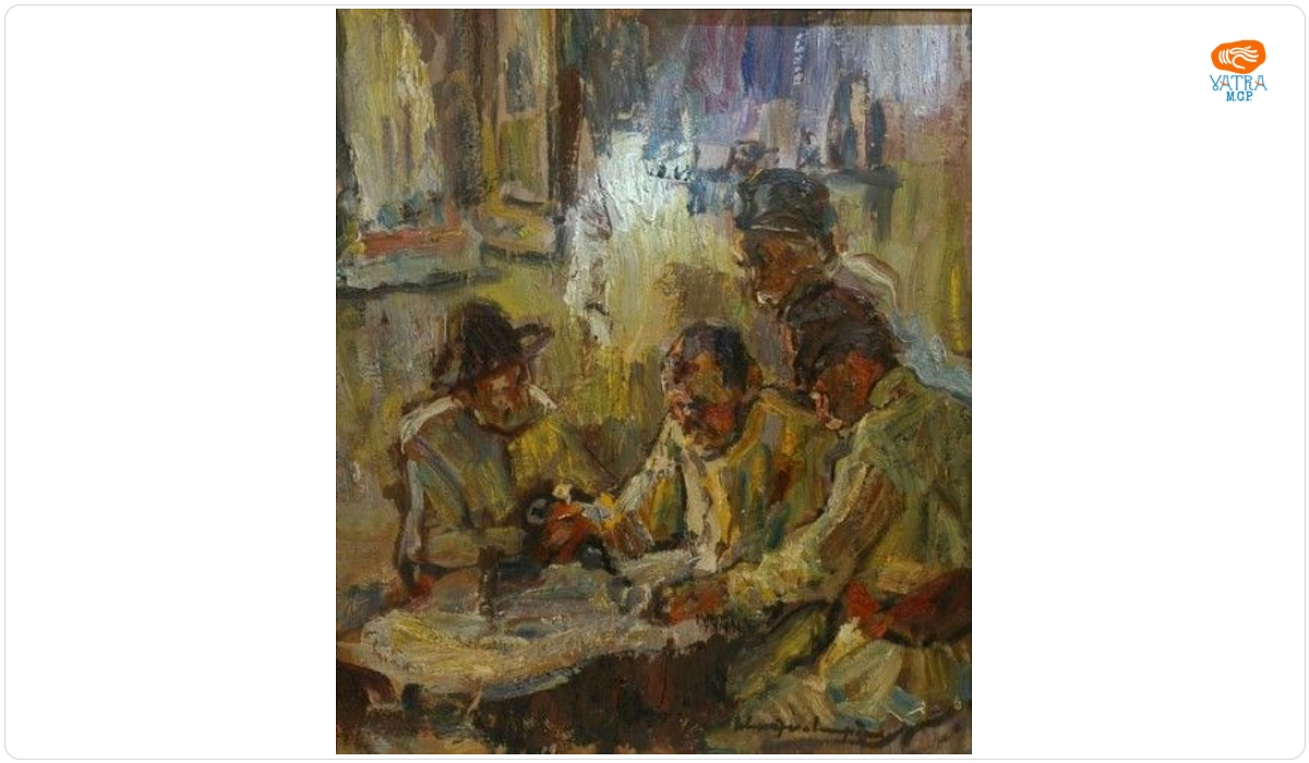 Rudolf Schweitzer Cumpăna — Țărani la masă
