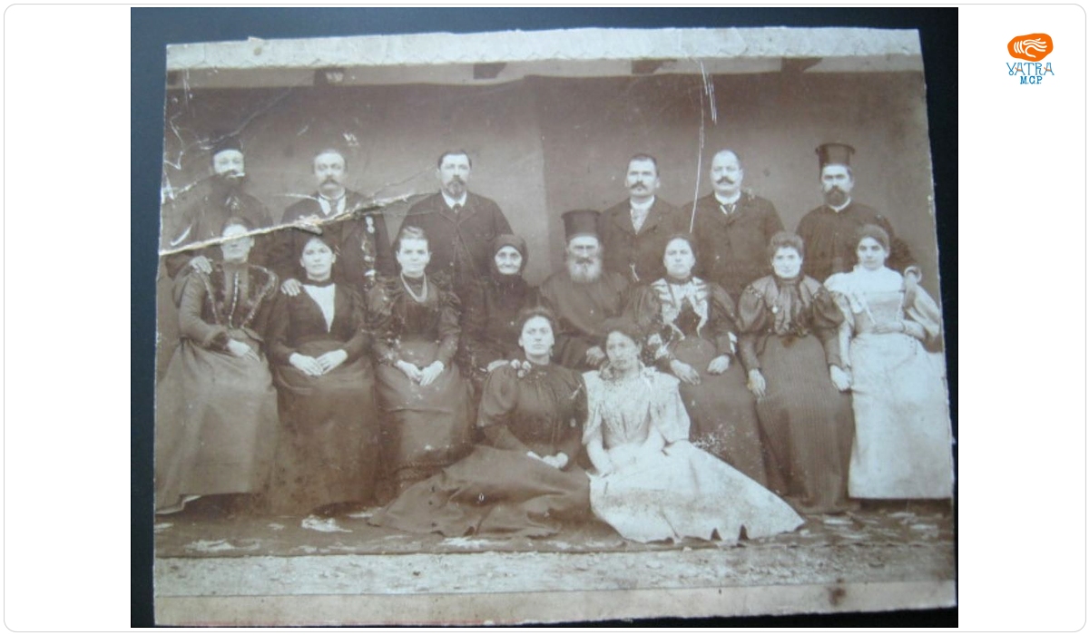 Familia preotului Gheorghe Enescu