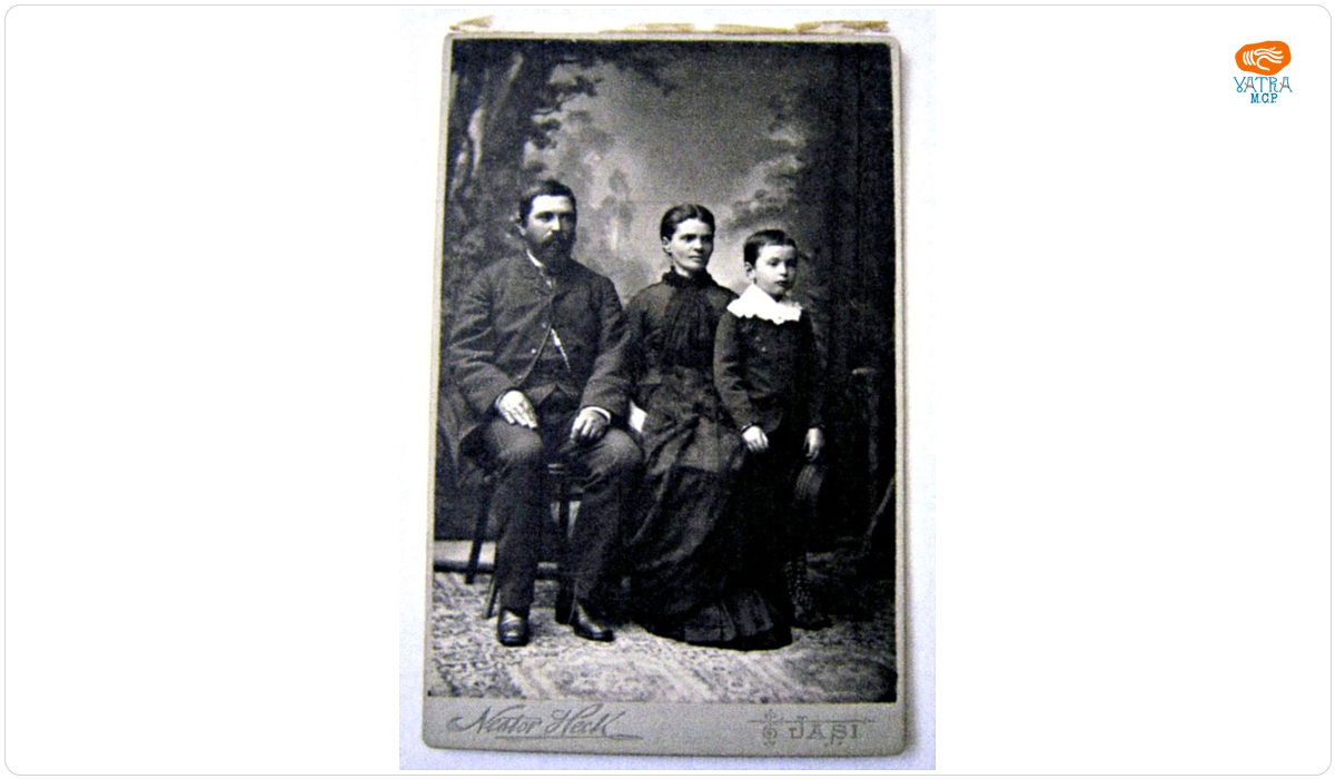 Heck Nestor — George Enescu și părinții