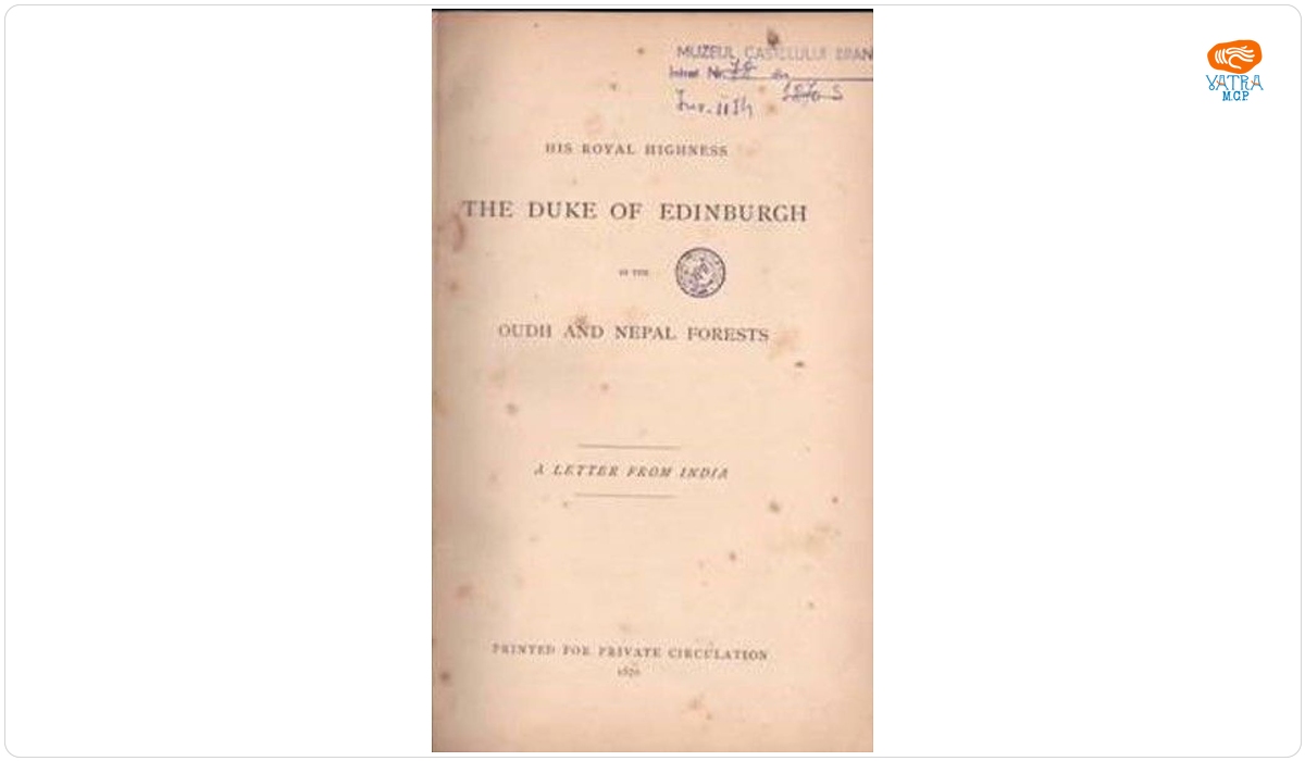 His Royal Highness The Duke Of Edinburgh In The Oudh And Nepal Forests. A Letter From India