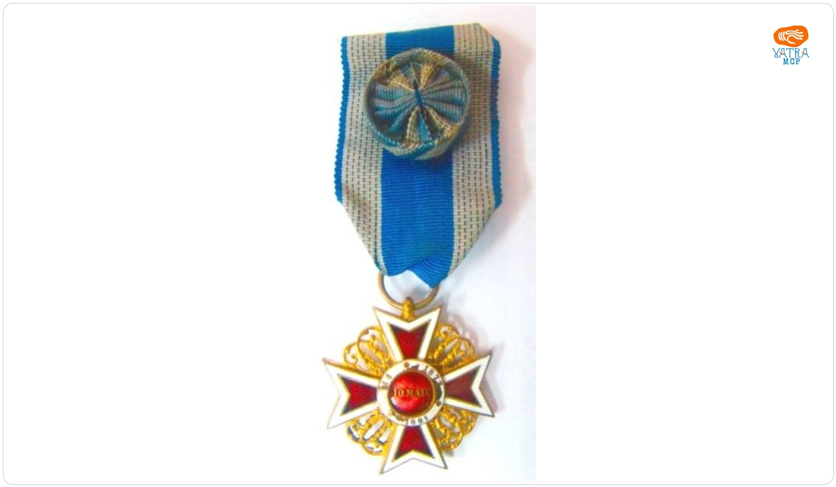 Medalie cu panglică și rozetă