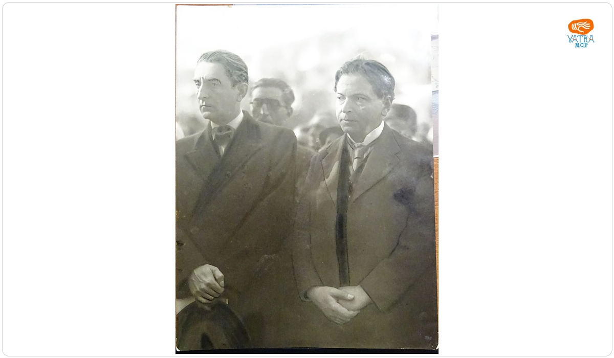 Compozitorii George Enescu, Ion Nonna Otescu și Mihail Jora, 1932