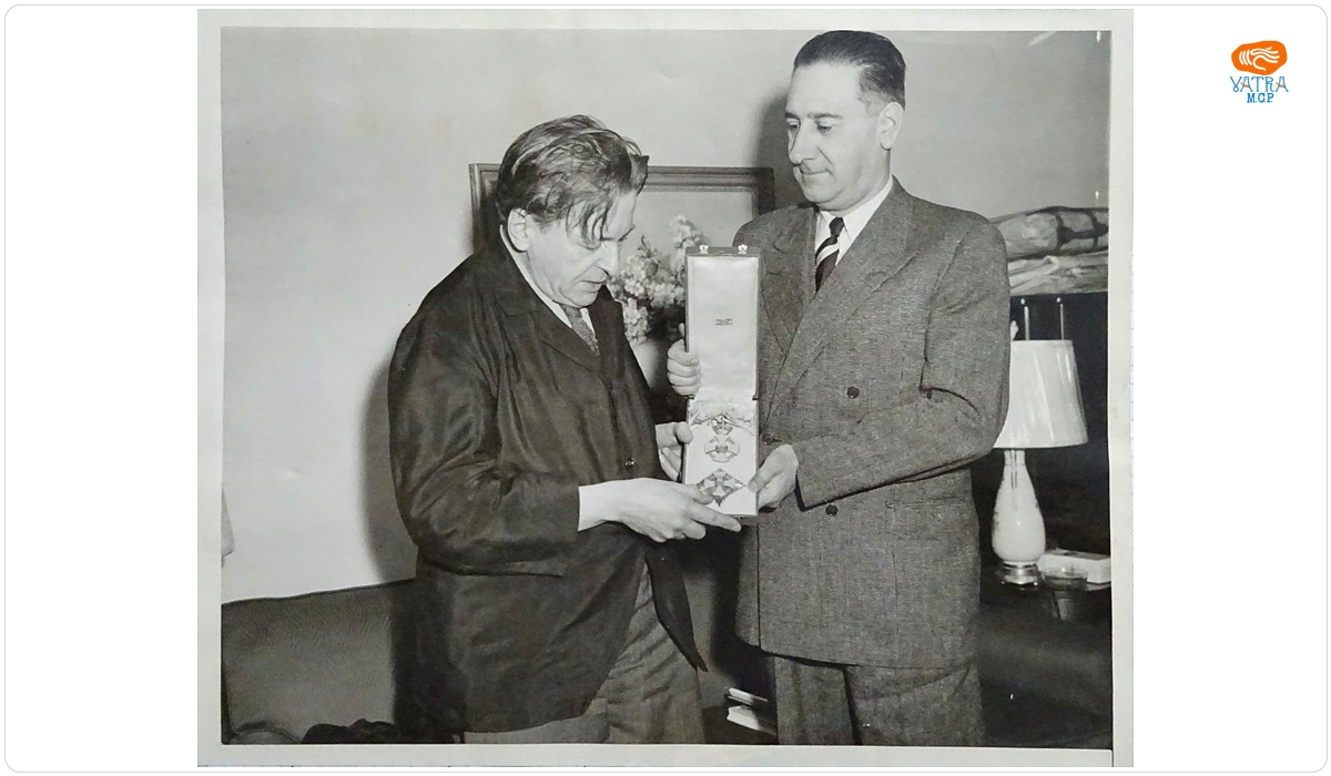 George Enescu împreună cu Mihai Ralea