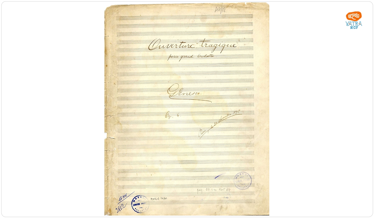 „Ouverture tragique pour grand orchestre”