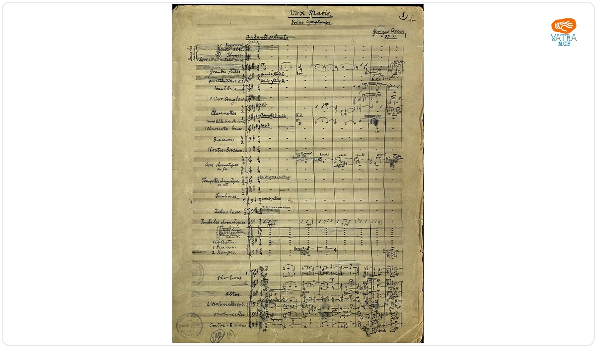 ”Vox Maris. Poème symphonique” op. 31