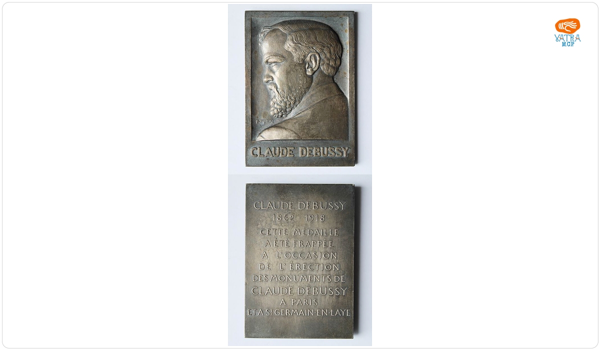 Inauguraea monumentului dedicat lui Claude Debussy din Paris