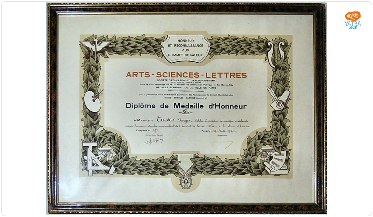 Arts-Sciences-Lettres, Société d´Éducation et d´Encouragement (Arte-Știință-Litere, Societate de Educație și Încurajare) din Paris