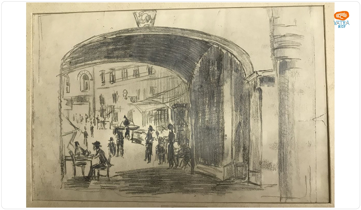 Alexandru Poitevin-Scheletti — Hanul cu Tei din București