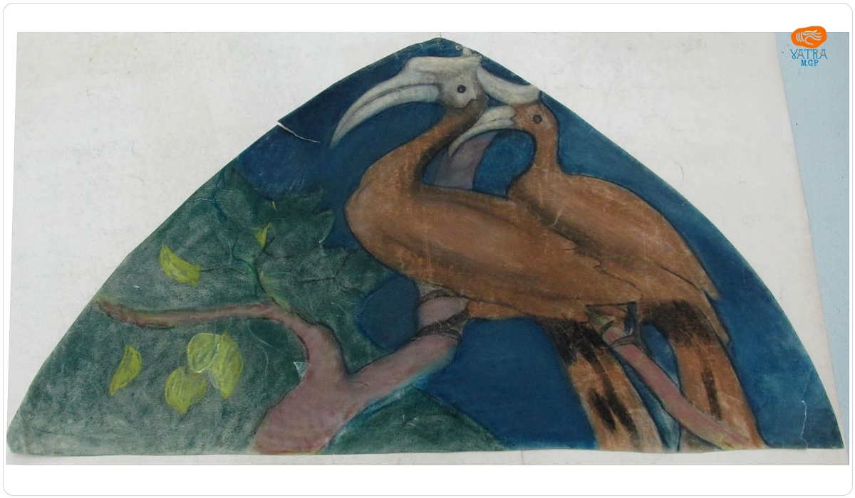 Compoziție pentru o lunetă aparținând ansamblului de picturi murale din locuința artistei; Verso: Compoziție cu studiu de picioare ghemuite
