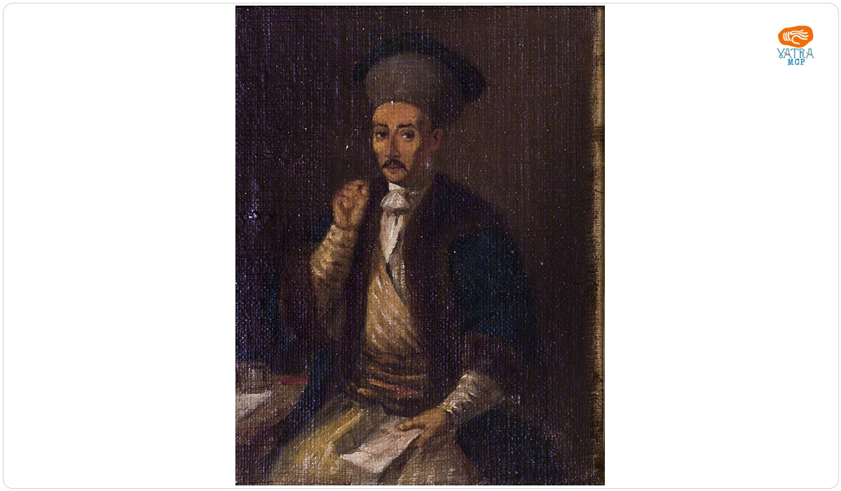 Serdarul Dumitru Aman. Replică după un portret de Carol Wallenstein
