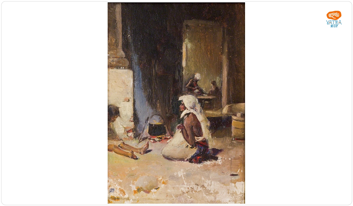 Theodor Aman — Țigănuși la mămăligă