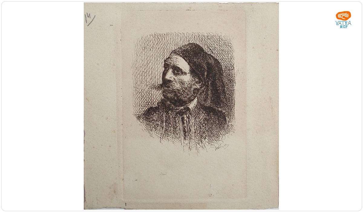 Portret de bărbat cu fes