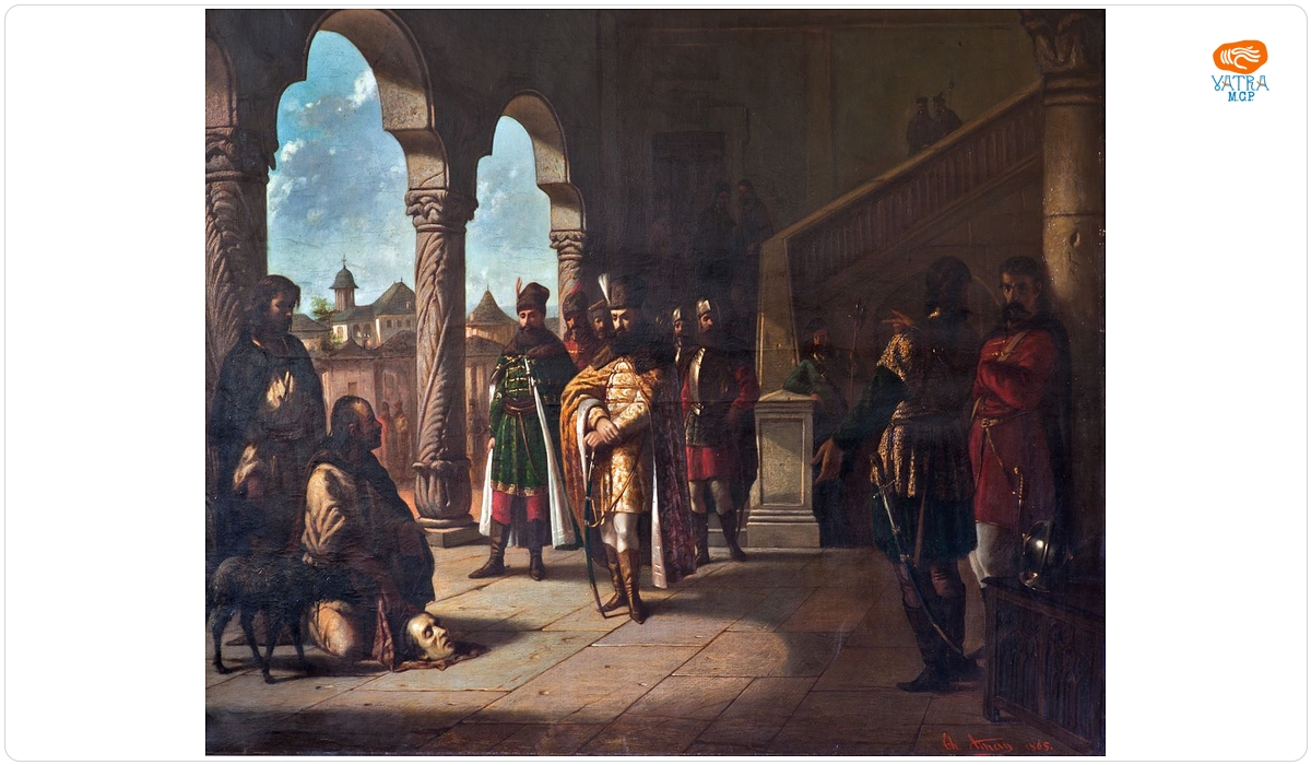 Mihai Viteazul contemplând capul lui Andrei Bathory