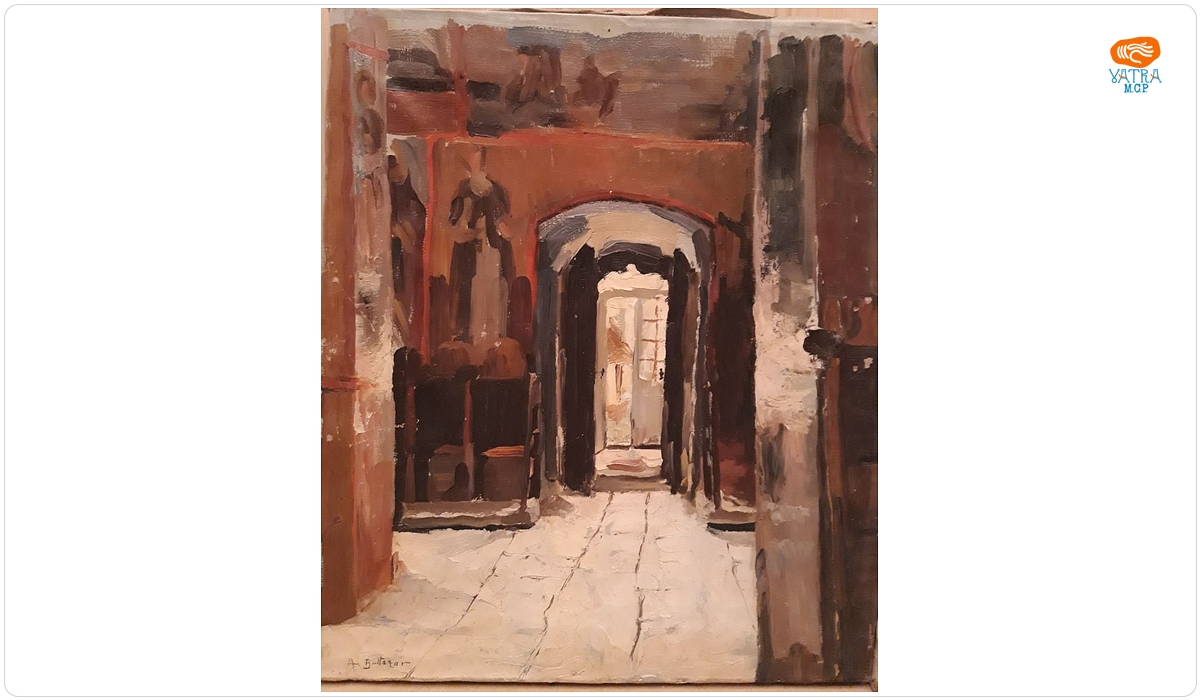 Interior de la mănăstirea Căldărușani
