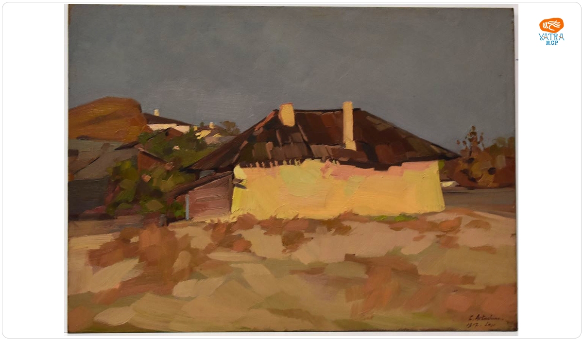 Constantin Artachino — Casă la țară (de pe malul Bahluiului)
