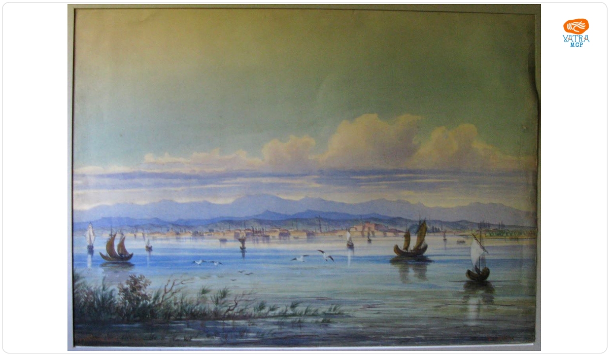 Vedere din orașul Viddin la 1877