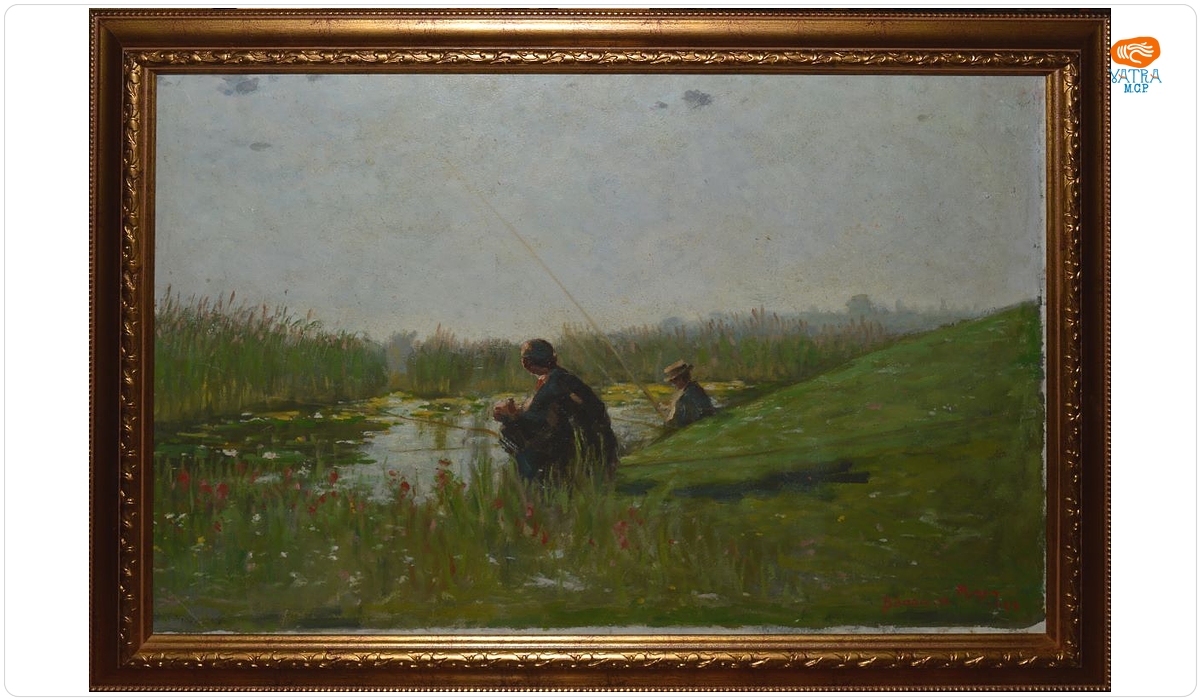 Nicolae Mogoș Petrescu — La pescuit (Băneasa)