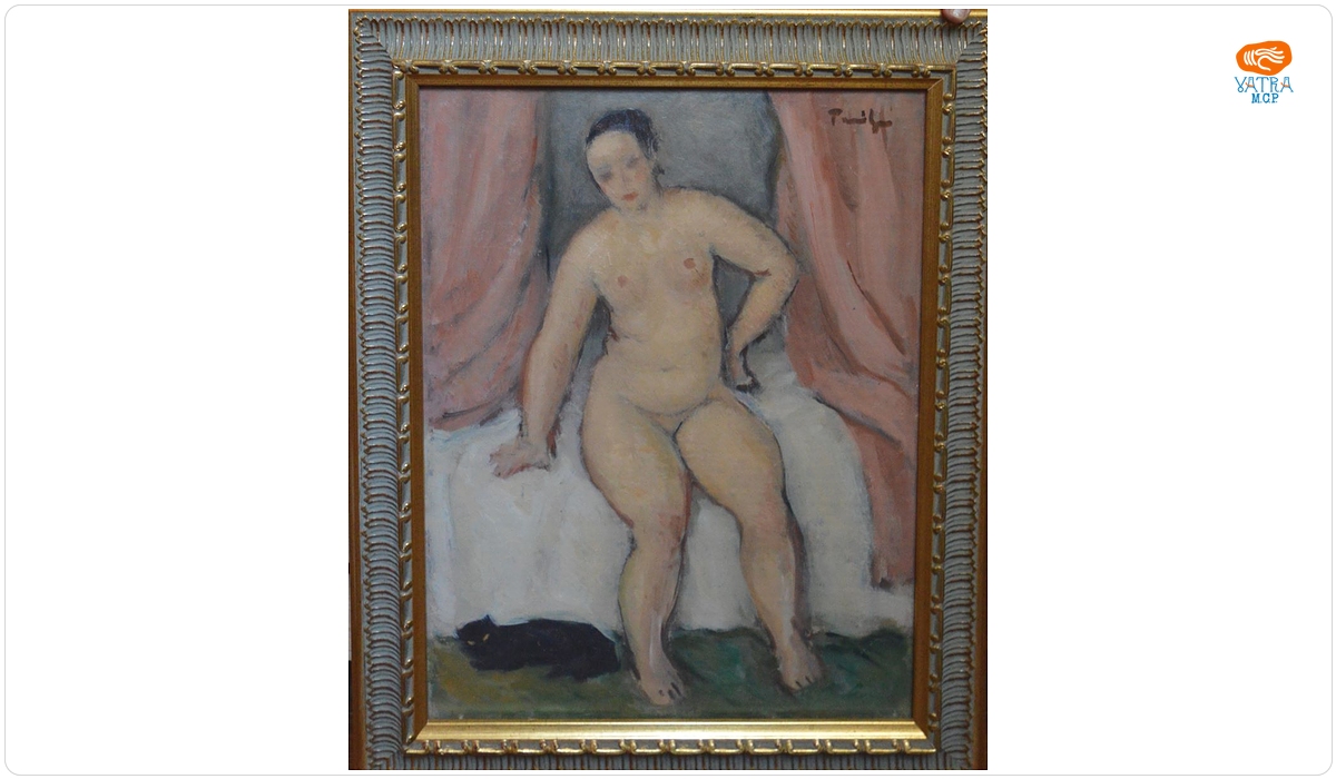Nicolae Tonitza — Nud (cu pisică)