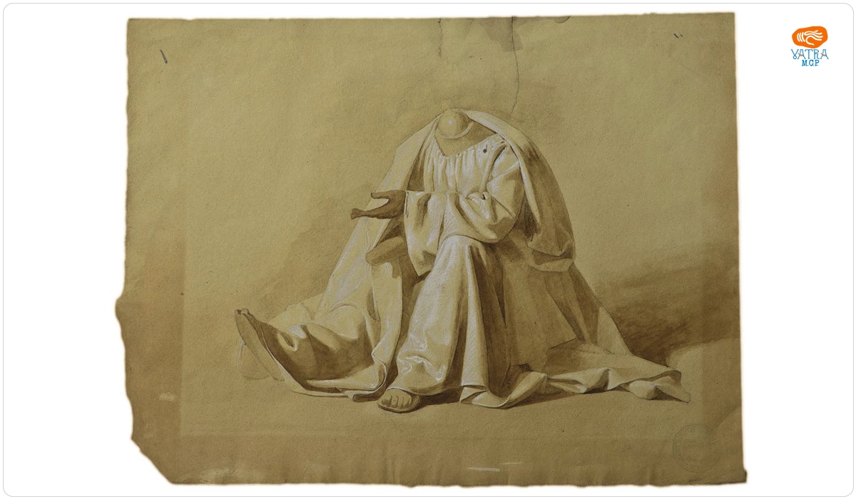 Studiu de drapaj Roma