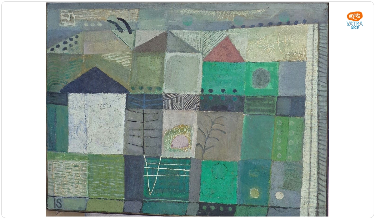 Ion Sălișteanu — Peisaj rural constructivist