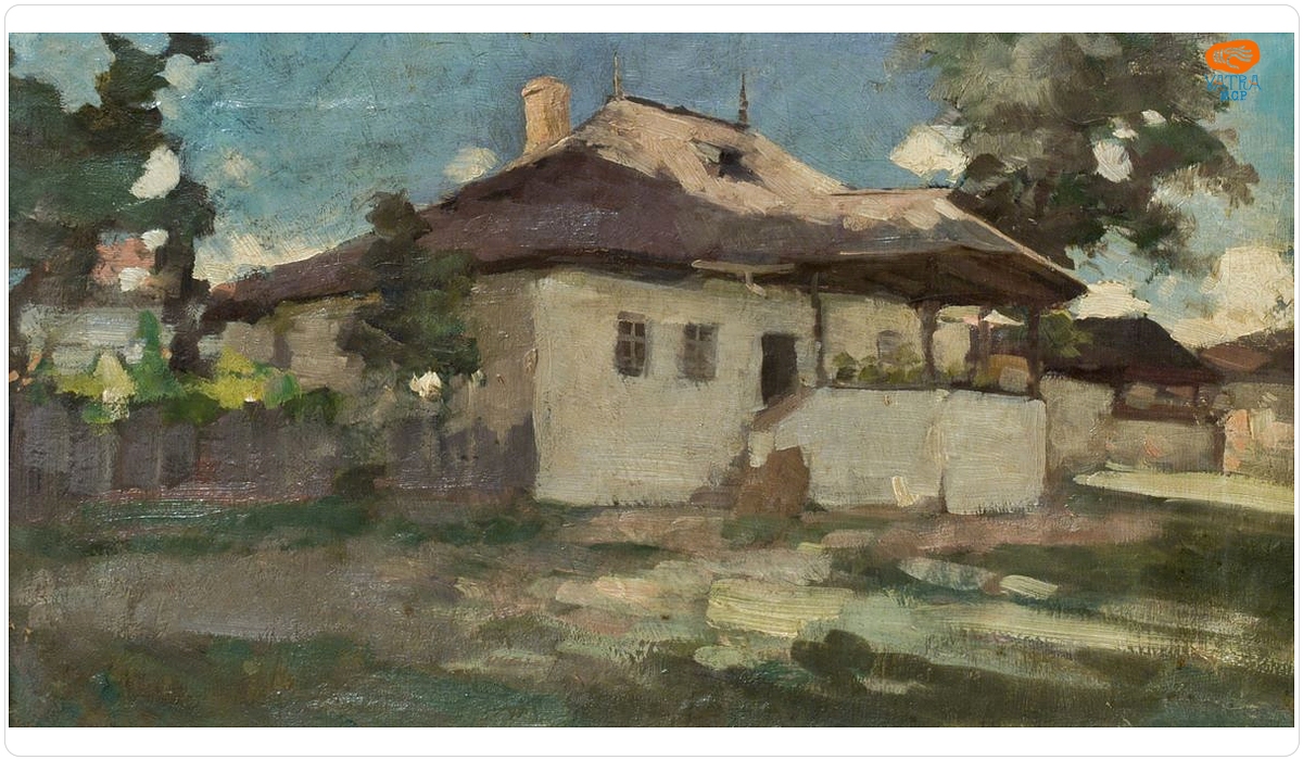 Nicolae Grigorescu — Casă la țară