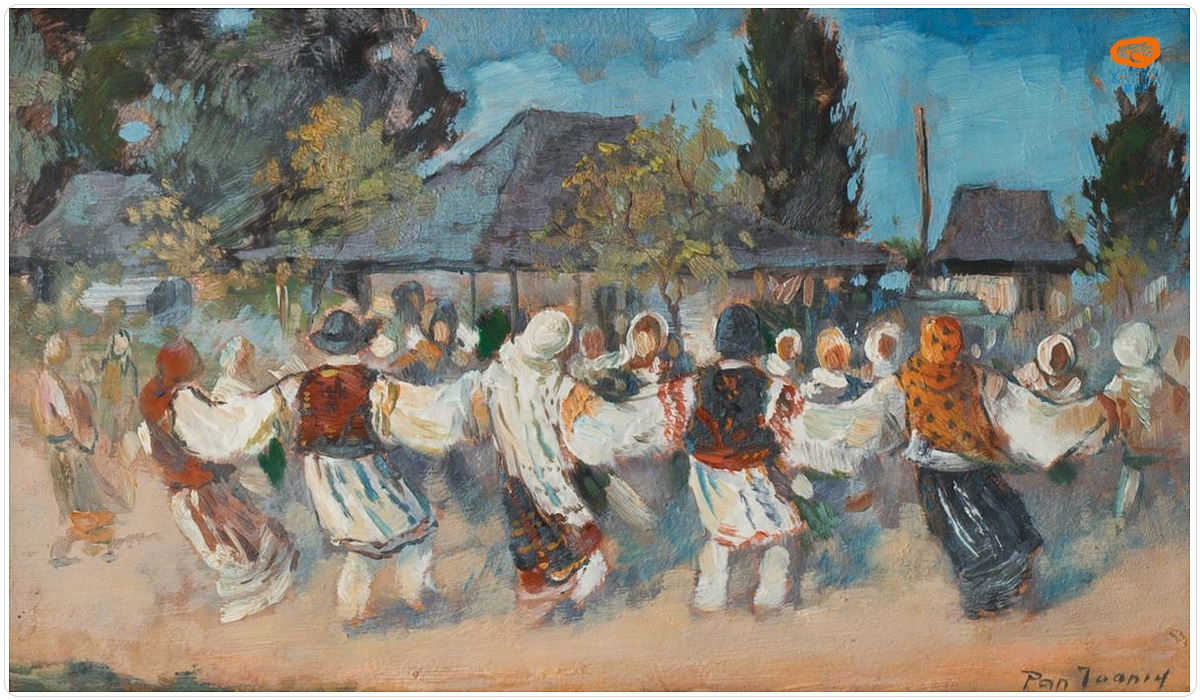 Pan (Pandele) Ioanid — Horă în sat