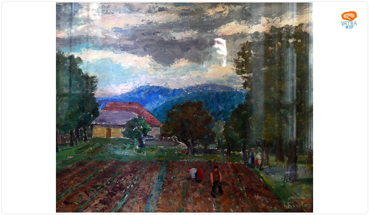 Dimitrie Ghiață — Peisaj la Horezu