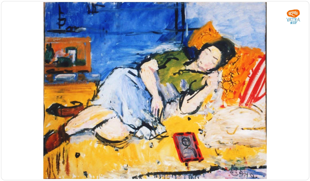 Alexandru Ciucurencu — Femeie dormind pe divan