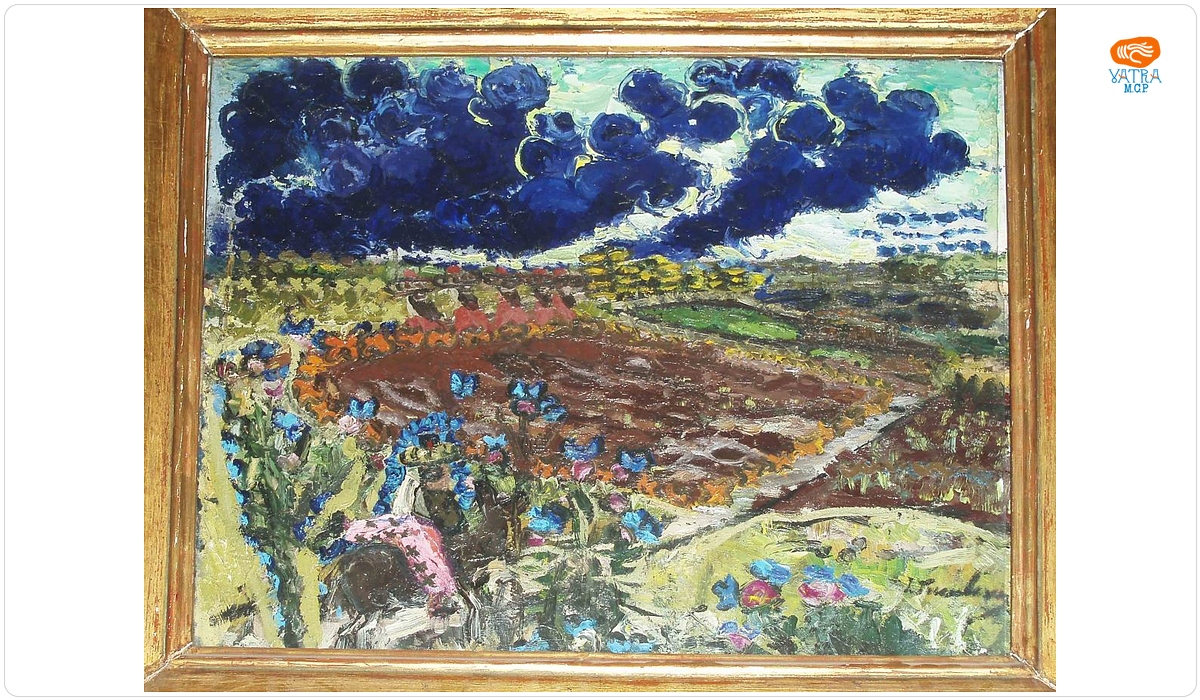 Ion Țuculescu — Peisaj cu măgar