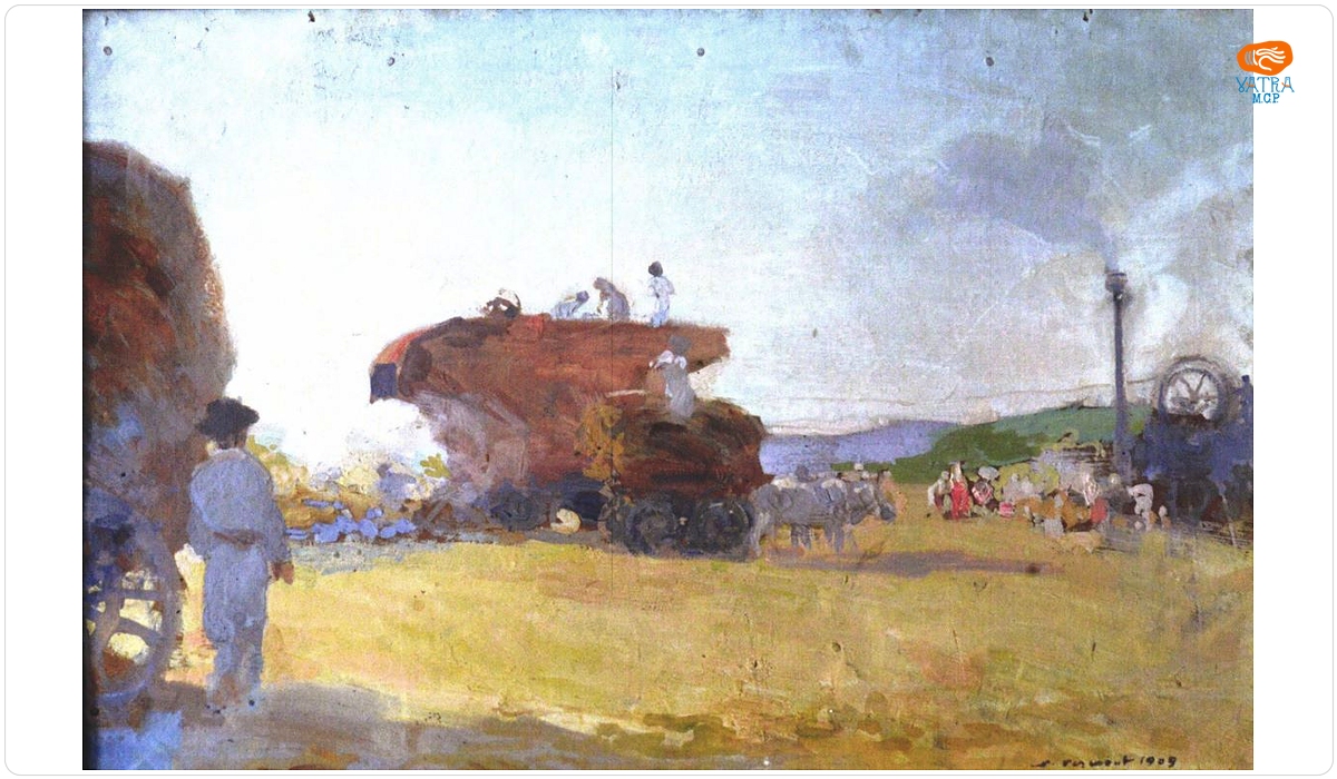 Nicolae Vermont — Munca la câmp