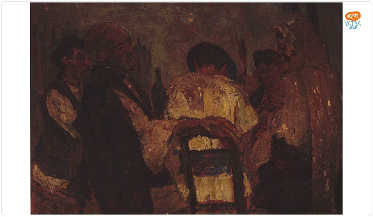 Rudolf Schweitzer Cumpăna — Țărani la cârciumă