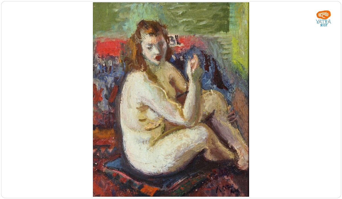 Iosif ISER — Nud șezând
