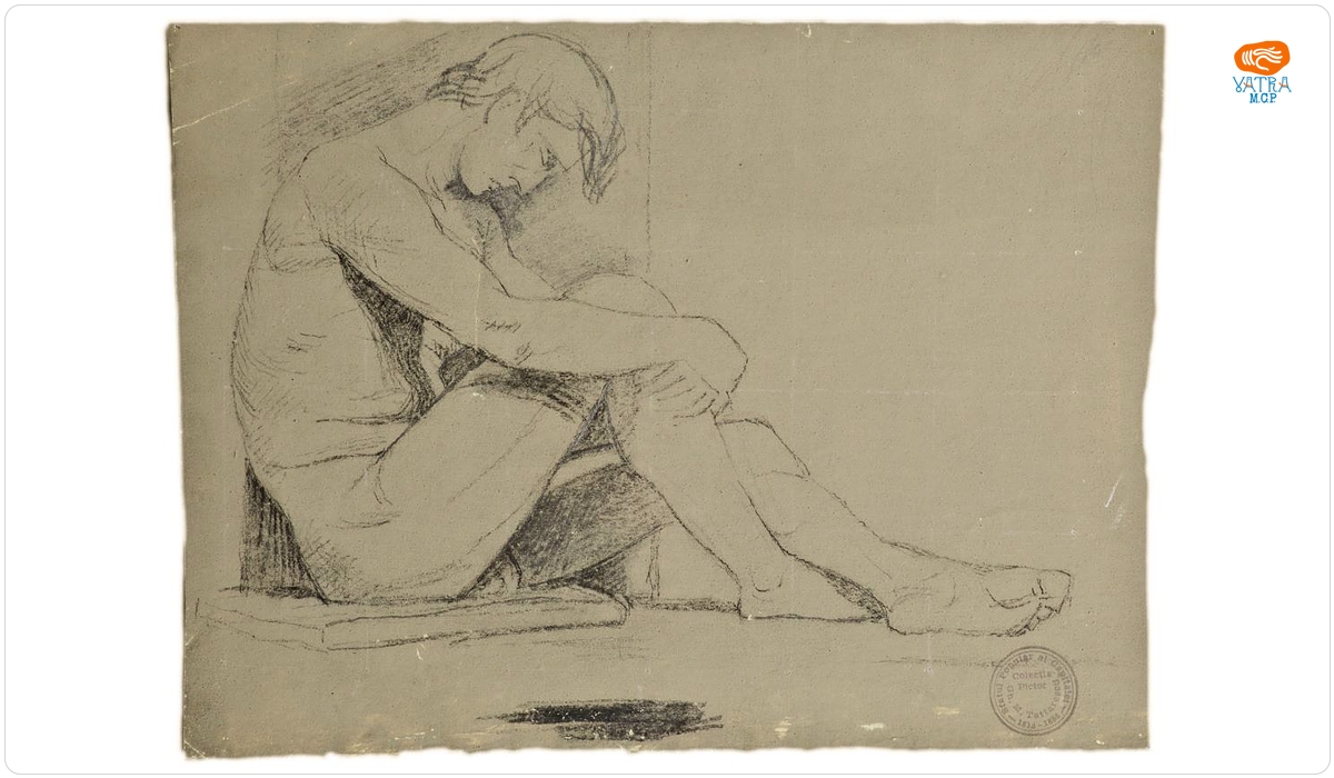 Nud de bărbat/ Maternitate (verso)