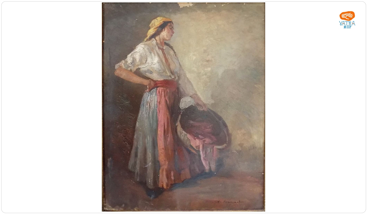 Nicolae Vermont — Țărancă cu coș