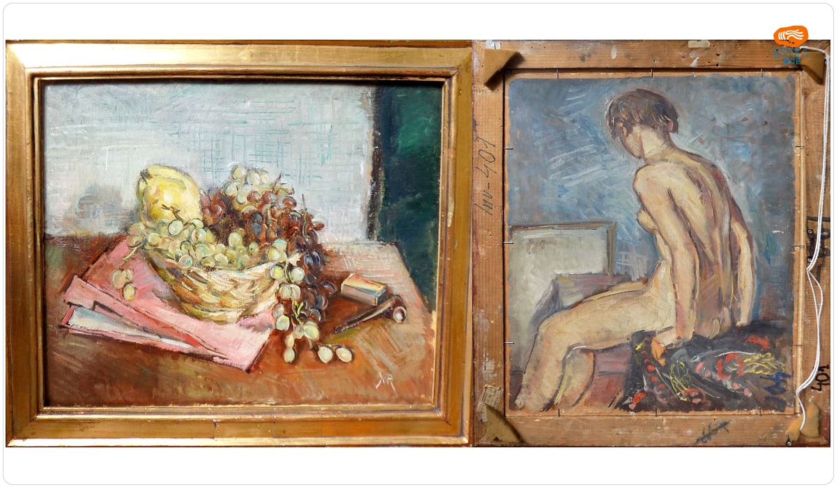 Petre Iorgulescu-Yor — Nat(ură) moartă; Nud de femeie (verso)