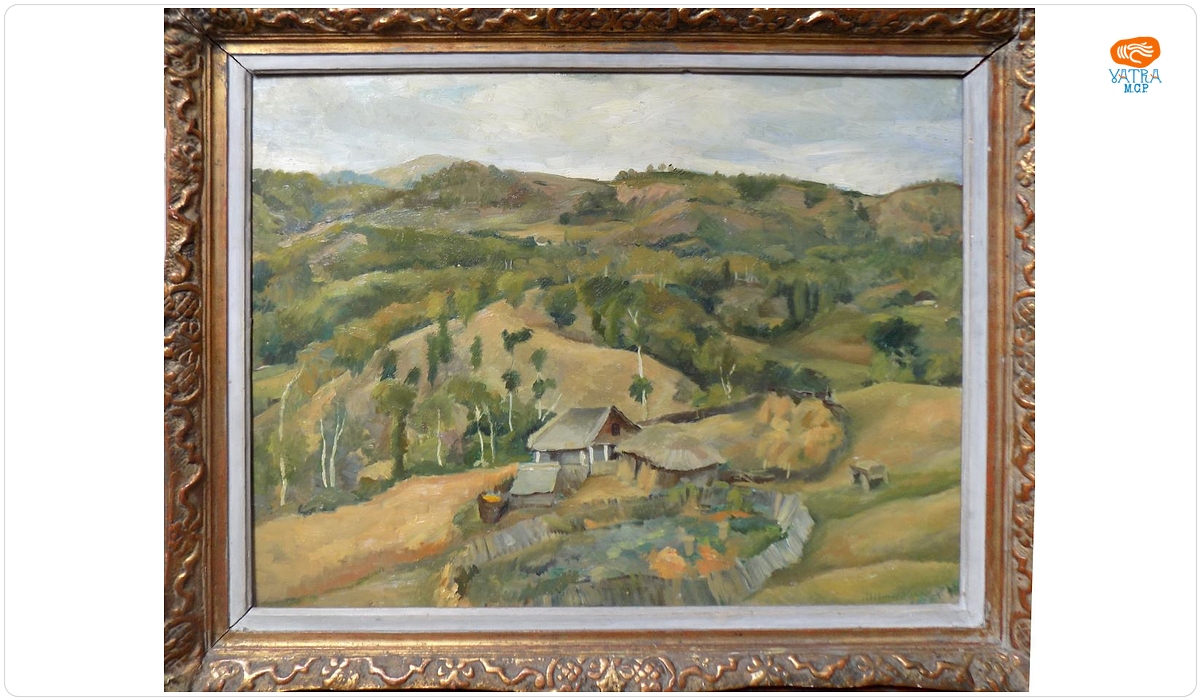Alexandru Moscu — Peisaj la Mociaru (Mocearu, județul Buzău)