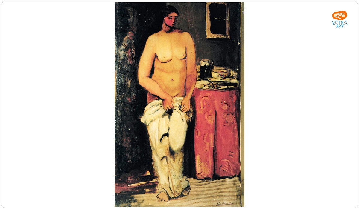 Micaela Eleutheriade — Nud și masă roz