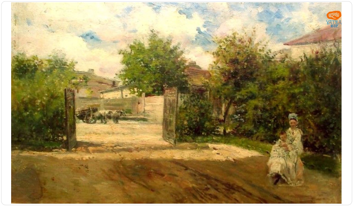 Theodor Aman — O doică cu copil